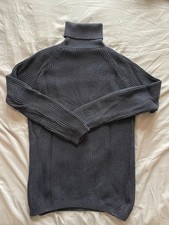 Maglione a collo alto Zara colore blu scuro Taglia M Mai indossato