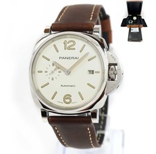 Panerai Luminor Due PAM01046 2019 42 MM quadrante bianco acciaio inox scatola documenti