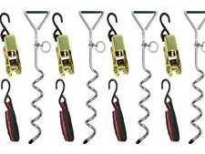 Grande Polytunnel Poly Tunnel Storm Tie Down Kit Cinghia di Ancoraggio Piolo Gazebo Tendone 