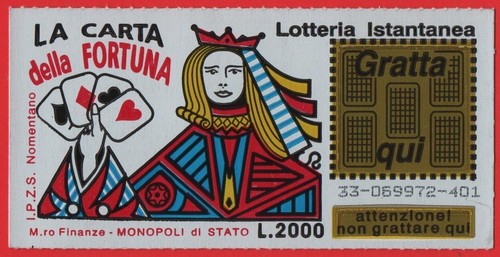 Gratta vinci lotteria la - e,