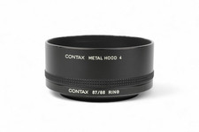Contax Metal Hood 4 + 67 / 86 Ring kit paraluce for Carl Zeiss Planar 85mm 1:1.4
