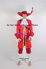 Costume rosso capitano - costume,
