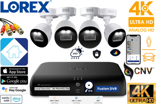 Lorex fusion dvr 4k - dvr, 12