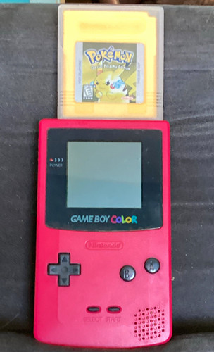 Nintendo game boy color - game, rosa