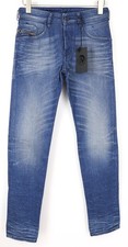 Jeans uomo DIESEL D-Bazer 0090D W28/L32 blu lavato elasticizzato vestibilità affusolata cotone