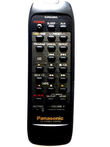 Telecomando panasonic hifi - panasonic, cd