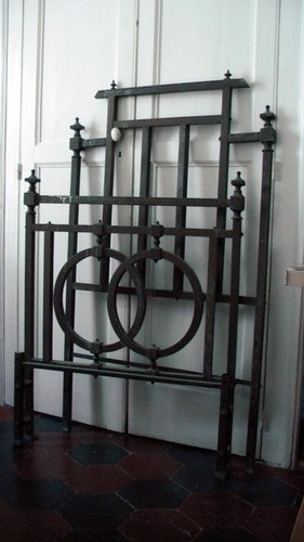Letto ottone singolo completo