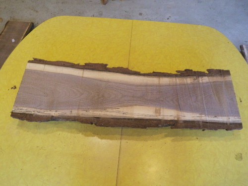 Scaffale lastra noce - scaffale, di