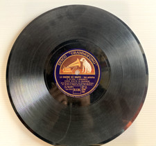 78rpm 10" LA CANZONE DEL GRAPPA LA LEGGENDA DEL PIAVE BASSI BOLZONI coro BAMBINI