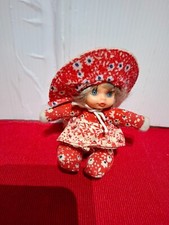 Bambolina Bambola TOU TOU 1980 versione rossa EL GRECO Fiammiferini Mini Doll