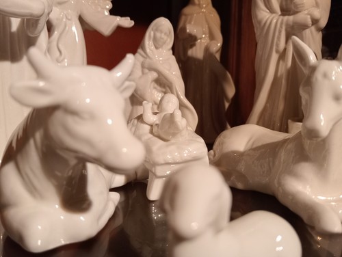 Presepe ceramica bianca - ceramica,