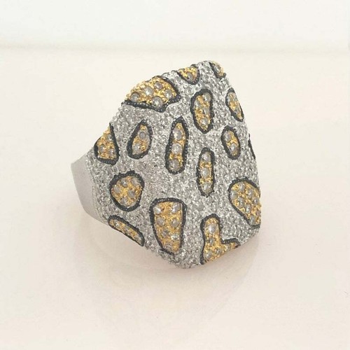 Anello pantera design - anello,