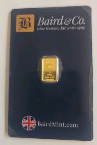 Baird lingotto d oro 1g - co,