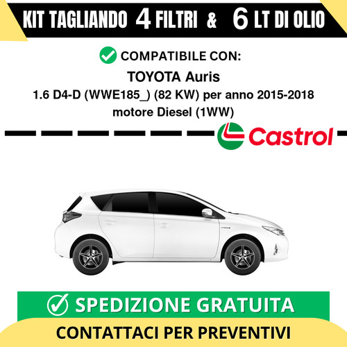 Tagliando per toyota auris 6 - tagliando,