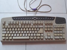 tastiera ps2 italiana per pc qwerty bianca con tasti multimediali a4tech kb-8