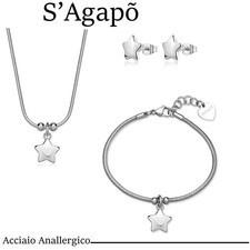 Collana bracciale orecchini - bracciale,