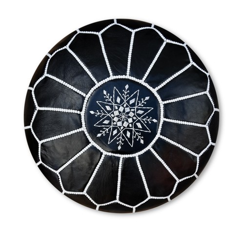 Pouf pelle marocchina - in,