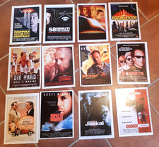 BRUCE WILLIS - LOTTO 12 SCHEDE CIAK FILM (DIE HARD, ARMAGEDDON, L'ESERCITO...)