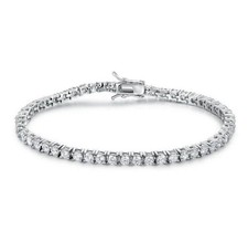 BRACCIALE TENNIS IN ARGENTO