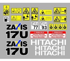Hitachi ZX17U-5 decalcomanie