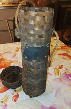 cesto porta bottiglie vintage