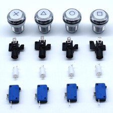 4 Pezzi Pulsanti LED