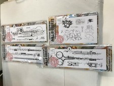 4 timbri clear stamps nuovi scrapbooking card making