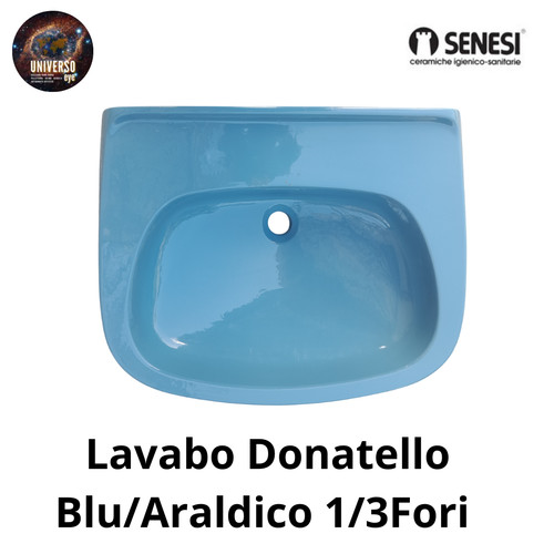 Lavabo blu araldico donatello - lavabo,