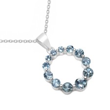 1,48 Carati Di Topazio Blu