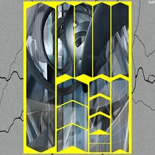 Design 44 U/V Opaco-Telaio Bici Pellicola Protettiva Adesivo Decalcomania per Mountain Bike