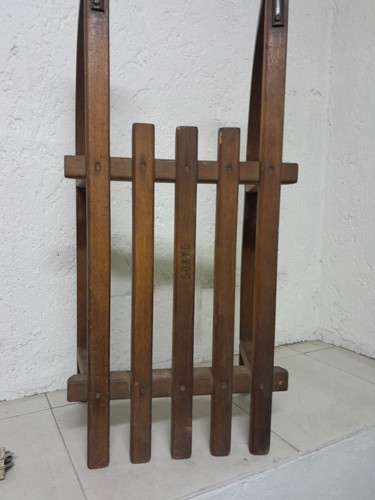Slittino legno vintage - slittino,