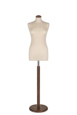 Busto donna sartoriale manichino femminile ecru noce
