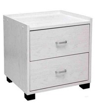 Comodino Legno 2 Cassetti