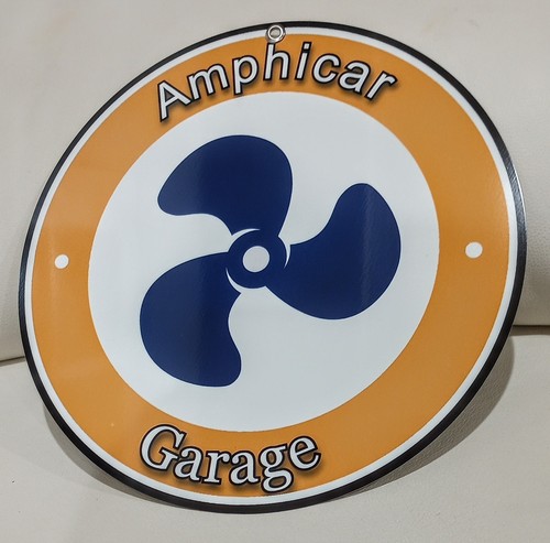 Insegna metallo amphicar - insegna,