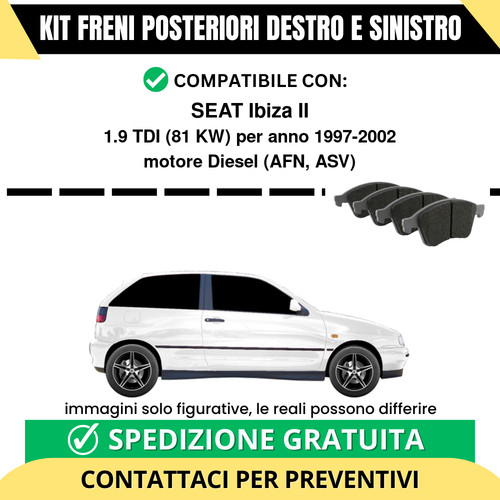 Pastiglie freno posteriori - freno,