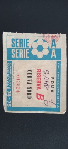 1974 ultras raro biglietto - 1974/75,