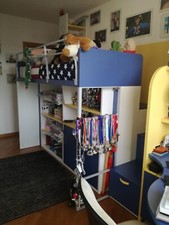 cameretta bimbo - blocco unico ingombro complessivo cm220xcm408 letto a castello