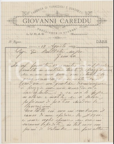 1894 sardegna luras - sardegna,
