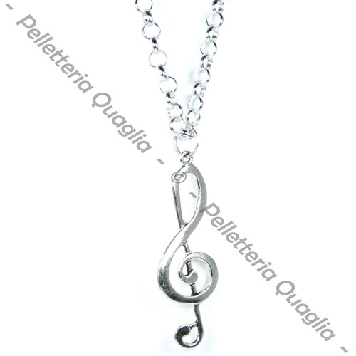 Collana chiave violino - collana,