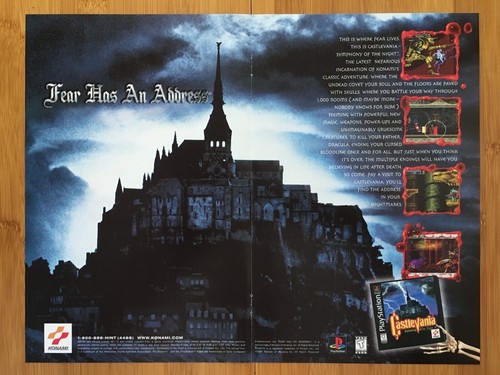 Pubblicità poster castlevania - pubblicità/poster,