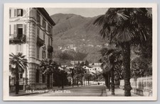 Cartolina d'epoca RPPC Locarno