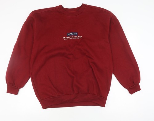 Felpa pullover rosso - , uomo