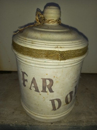 Vecchio vaso spezie farina - vaso,