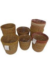 PORTAVASI INTRECCIATI IN CORDA