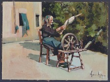 QUADRO DIPINTO AD OLIO FIRMATO