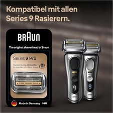 Confezione combinata originale Braun 94M ricambio testina di rasatura per rasoio Series 9 Pro