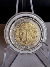 Moneta euro con errore di - errore,