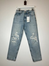 Jeans Zara Classic Mom Fit blu