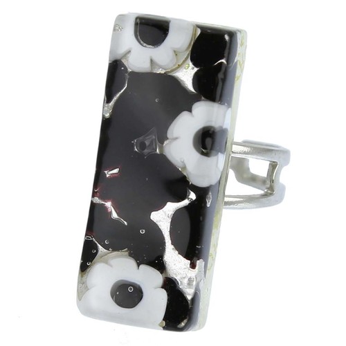 Anello rettangolare regolabile - rettangolare,