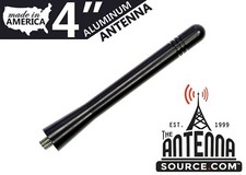 **SHORT**  4" BLACK ALUMINUM